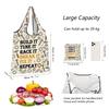 MBMSO Mechanic Gifts Reusable Shopping Bags Maintenance Worker Gifts Tools Print Grocery Tote Bag for Handyman Machinist Gift (Mechanic F-Bag) view 3