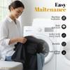 1000TC Pillow Cases Set of 2  Standard/Queen Size 100% Egyptian Cotton Pillow Covers (20 X 30), Long Staple Pillow Cover, Luxuriously Ultra Soft Pillowcase for Home & Hotel - Dark Gray view 4