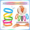 MATEPLUS 12P Pink Silicone Sport Elastic Bracelet For Cancer Awareness view 4