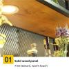 2 Layer Wall Mounted Wine Racks Large Capacity Wine Holder Modern Wall Decorative Rack Wine Bottle Holder with Glass Holder and Shelf for Pub Cafe Kitchen Solid Construction(60cm) view 3