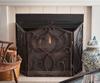 Fireplace Screen Guard, Fireplace Screens Bronze Mesh Scrolled Fireplace Fire Screen Iron Flared Firescreen 50" W Fireplace Screen Flat Fireplace Scre view 3