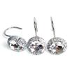TEOYETTSF 12pcs Round Rolling Shower Curtain Hooks Acrylic Rhinestones Bath Bathroom Window Screen Drapery Rod Hanging Hook for Home(D) view 3