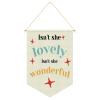 Affirmations Wall Hanging Art Hanging Pennant Flag Banner Positive Affirmations Wall Decor for Kids Bedroom Bathroom Girls Room Walls Art Decor for Nursery Kids Toddler Room Playroom view 1