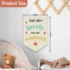 Affirmations Wall Hanging Art Hanging Pennant Flag Banner Positive Affirmations Wall Decor for Kids Bedroom Bathroom Girls Room Walls Art Decor for Nursery Kids Toddler Room Playroom view 2