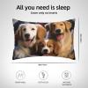 2 Pack Queen Size Pillow Cases with Zipper, Soft Breathable Pillowcase for Hair and Skin, 20"x30" Pillow Covers for Sleeping Gift Bed Pillow Case Dog Baskets and Dogs Pillowcases view 3