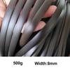 Queenbox 8mm 196.8ft Flat Plastic Rattan Basket, Faux Wicker Repair Material for DIY Weaving Patio Furniture Sofa Chair Table, P01 view 3