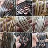 Queenbox 8mm 196.8ft Flat Plastic Rattan Basket, Faux Wicker Repair Material for DIY Weaving Patio Furniture Sofa Chair Table, P01 view 4