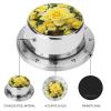 Yellow Rose Mechanical Kitchen Timer Manual 60 Minute Wind Up Timer, Loud Timers for Hard of Hearing, No Batteries Required, Countdown Timers for Cooking Classroom Gym Home view 3