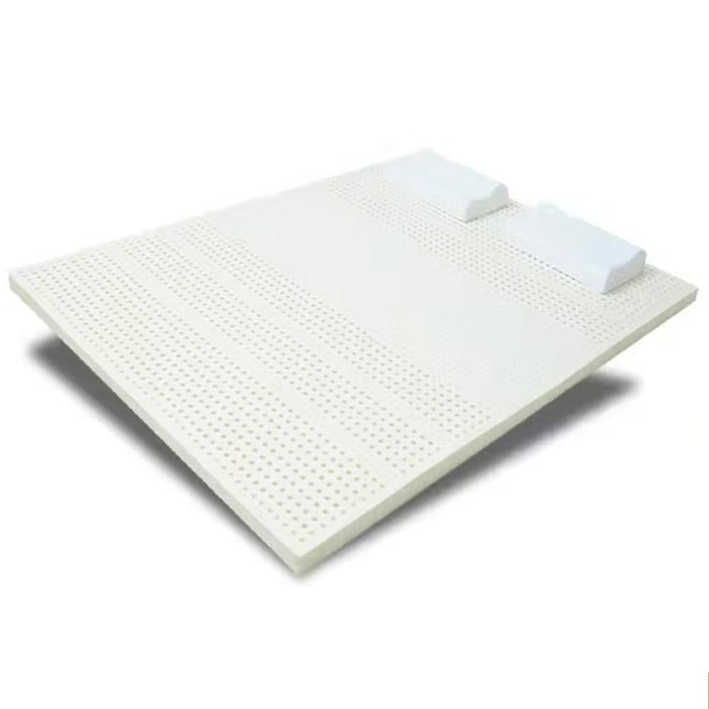 Natural Latex Organic Breathable and Comfortable,Durable and Not Easy to Collapse,Memory Foam Mattress Topper,Natural Latex Mattress,4in,150x190cm(59x75in)