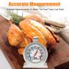 Ausenzup Oven Thermometer, High Accuracy Stainless Steel Thermometer for Kitchen, Refrigerator and Freezer, Heat Resistant, Easy to Read Temperature Dial, Perfect for Cooking and Food Safety view 3