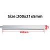 200 * 21 * 5mm 60~250C Ultra-long Thermostatic Ceramic PTC Heating Sheet Heating Plate Electric Heater Accessories(220V - 60 degrees) view 2