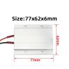 2Pcs 12V~220V Thermostatic Ceramic PTC Heating Plate Assemble LED Lamp Beads Heater Element Desoldering Station 77x62mm(220V - 250 degrees) view 2