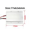 12V~220V PTC Heating Sheet PTC Heater Element 110V Thermostatic Ceramic Electric Heating Plate Desoldering Station 77x62mm(24V - 200 degrees) view 2