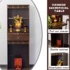 HPIRFYE Open Altar Cabinet with Large Storage, Meditation Table Altar, Shrine Altar for Spiritual Use view 3