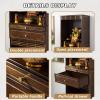 HPIRFYE Open Altar Cabinet with Large Storage, Meditation Table Altar, Shrine Altar for Spiritual Use view 4