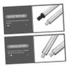 FOMIYES 2pcs Toilet Brush Handle Connector Durable Pole Attachments for Reliable Cleaning Compatible with Various Toilet Brushes Essential Bathroom Accessories view 3