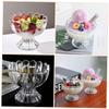 BESTOYARD 100ml Glass Dessert Cups 6-Piece Set for Ice Cream Pudding and Fruit Bowls Easy to Clean for Parties and Home Use view 2