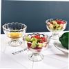 BESTOYARD 100ml Glass Dessert Cups 6-Piece Set for Ice Cream Pudding and Fruit Bowls Easy to Clean for Parties and Home Use view 3