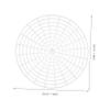 2 Pack Pickling Presser Plate for Jars, Plastic Mesh Grid view 2
