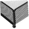 Cabilock Jewelry Display Shelf Black Iron Wood with Hooks for Desk view 3