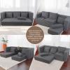 102" Cloud Sectional CouchI-Shape Sofa,Machine-Washable Covers Modern Modular Sofa with Deep Seat, Upholstered Couches for Living Room Bedroom,Ergonomic Lounge Comfort No Assembly Required (Grey) view 4