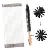 ULTECHNOVO 2 Sets Flexible Chimney Brush Cleaning Kit Synthetic Rods for Efficient Fireplace and Duct Cleaning Reduces Fire Risk Compatible with Power Drill and Manual Use view 4