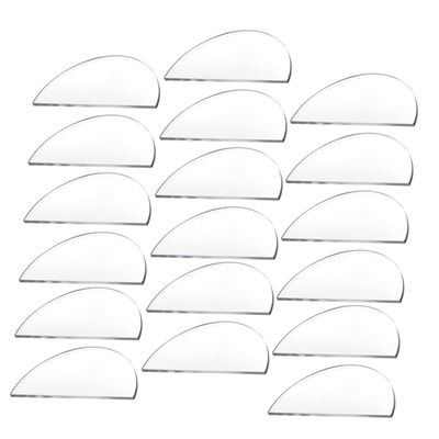30pcs Acrylic Semicircular Place Cards for Wedding Tables