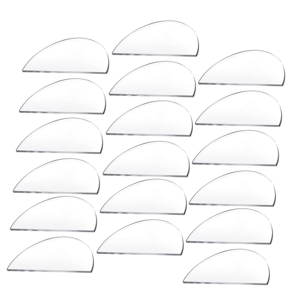 30pcs Acrylic Semicircular Place Cards for Wedding Tables