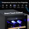 ORYMUSE 15 Inch Wine Fridge, 30 Bottle Under Counter Wine Cooler Built-In view 3