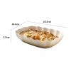 FURUIM2024M Baking Dish Ceramic Baking Dish Baking Rice Plate Tableware Oven Rectangular Household Deepening Salad Plate Steamed Fish Plate Roasting Pans view 2