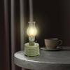Cabilock Vintage Kerosene Lamp Hand Painted Ceramic Green 6.76X3.22X3.22in view 3