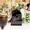 Arch Wedding Signs 3D Table Number Plate With Base(White,Tables 1-25) view 4