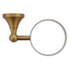 Antique Brass Bathroom Toilet Brush Set Holder Brush with Ceramic Cup view 4