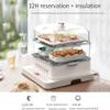 3-Tier Foldable Electric Steamer 360 Steam Cycle, Detachable Heater, 12-Hour Auto Keep Warm, Ideal for Meat & Versatile Cooking view 3