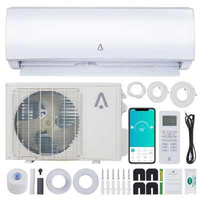 12000 BTU Mini Split Air Conditioner, 21 SEER2 Energy-Efficient Inverter, R454B Refrigerant Air Conditioner, Wifi Enabled, Cools Up to 750 Sq.Ft, Installation Kit