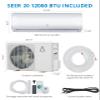 12000 BTU Mini Split Air Conditioner, 21 SEER2 Energy-Efficient Inverter, R454B Refrigerant Air Conditioner, Wifi Enabled, Cools Up to 750 Sq.Ft, Installation Kit view 2