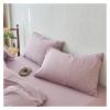DJJSDMY Cotton Bedding Set Washed Cotton Yarn-Dyed Solid Color 3-Piece Duvet Cover Set (1 Duvet Cover + 2 Pillowcases) Full Size(Color 3,200x200cm(79x79 in)) view 4