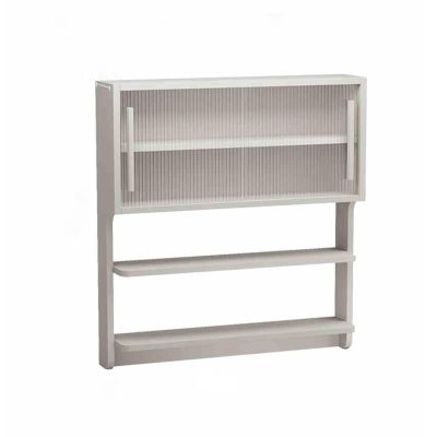 Stylish Wall-Mounted Kitchen Cabinets - Space-Saving Restaurant Storage Solutions, Integrated Wall Racks & Cosmetic Storage Box, 120x91cm - Perfect for Organizing & Enhancing Your Kitchen!