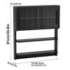 Stylish Wall-Mounted Kitchen Cabinets - Space-Saving Restaurant Storage Solutions, Integrated Wall Racks & Cosmetic Storage Box, 120x91cm - Perfect for Organizing & Enhancing Your Kitchen! view 3
