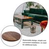 GLEAVI 2Pcs Heavy Duty Wood Grain Garbage Can Lid Easy to Clean Plastic Trash Can Covers Effortless Maintenance for Home Hotel Office Waste Containers view 3
