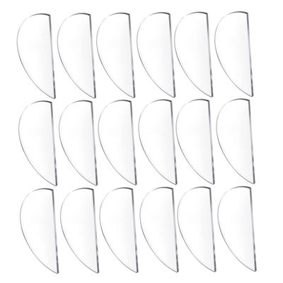 30pcs Semicircular Acrylic Place Cards Blank DIY Freestanding