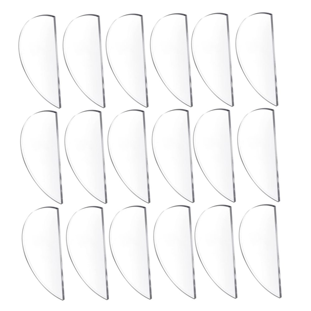 30pcs Semicircular Acrylic Place Cards Blank DIY Freestanding