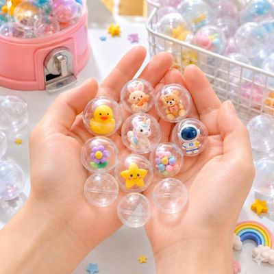 JOINPAYA 100 Pack Clear Vending Machine Capsules, 1.37 in
