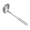 Amosfun Stainless Steel Heavy Duty Soup Scoop with Long Handle Kitchen Utensil for Cooking and Serving Soups for Home Chefs and Cooking Enthusiasts view 1