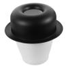AKOOSY Mini Hat Shape Trash Can Cute Desktop Wastebasket for Office Material Compact for Clean Tidy Spaces for Countertops and Trash Storage view 1