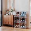 JECCICHY 6 Pack Shoe Organizer Clear, Shoe Storage Containers, Shoe Boxes view 1