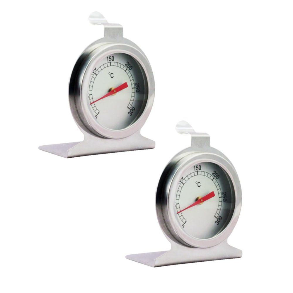 Cabilock 2pcs Real Food Temperature Gauge Oven Thermometer Baking Oven Cooking Thermometer Simple Design
