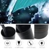 Black Metal Umbrella Stand Holder, Floor-Standing Umbrella Storage Basket with Hook and Drip Tray, Multi-Function Storage Bucket view 2