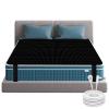 Grounding Mat for Bed Breathable PU Leather Grounded Pad for Sleep Pain Relief Conductive Earth Connected Mattress Pads(54x78 Inch) view 1