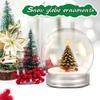 DOITOOL 10 Pcs 2.4 Inch Plastic Snow Globes with Screw Off Cap Clear Water Globe Jar for Christmas DIY Crafts Candy Cookies Plant Flower Moss Landscape view 2